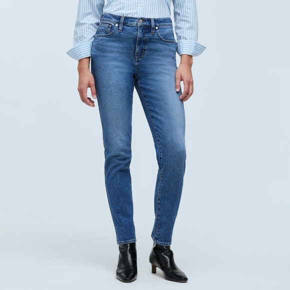 Madewell Women’s Stovepipe High Rise Slim Straight Denim Jeans, Size 31 - Picture 1 of 11